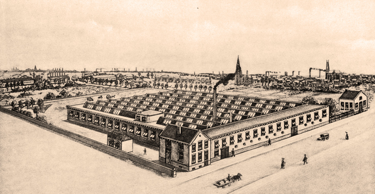 Fabriek Aurora aan de Broekseweg